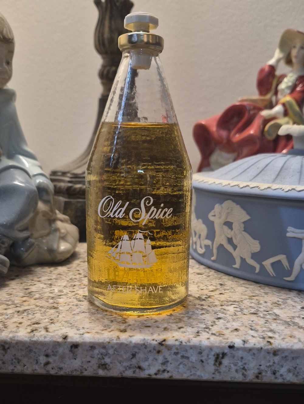 Vintage Old Spice Leather After Shave No Box